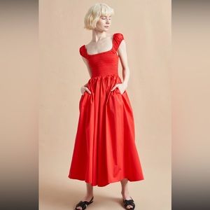 La Ligne NYC Vivian Dress - $295 Size L color poppy